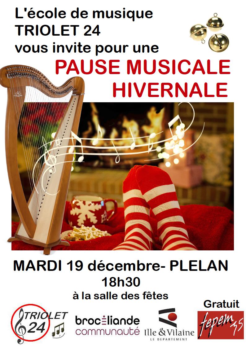 Pause musicale Hivernale mardi 19 dcembre PLELAN 